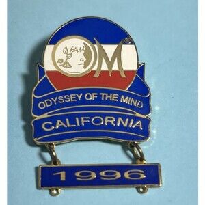 1996 California Odyssey of The minds OOTM-OM pin